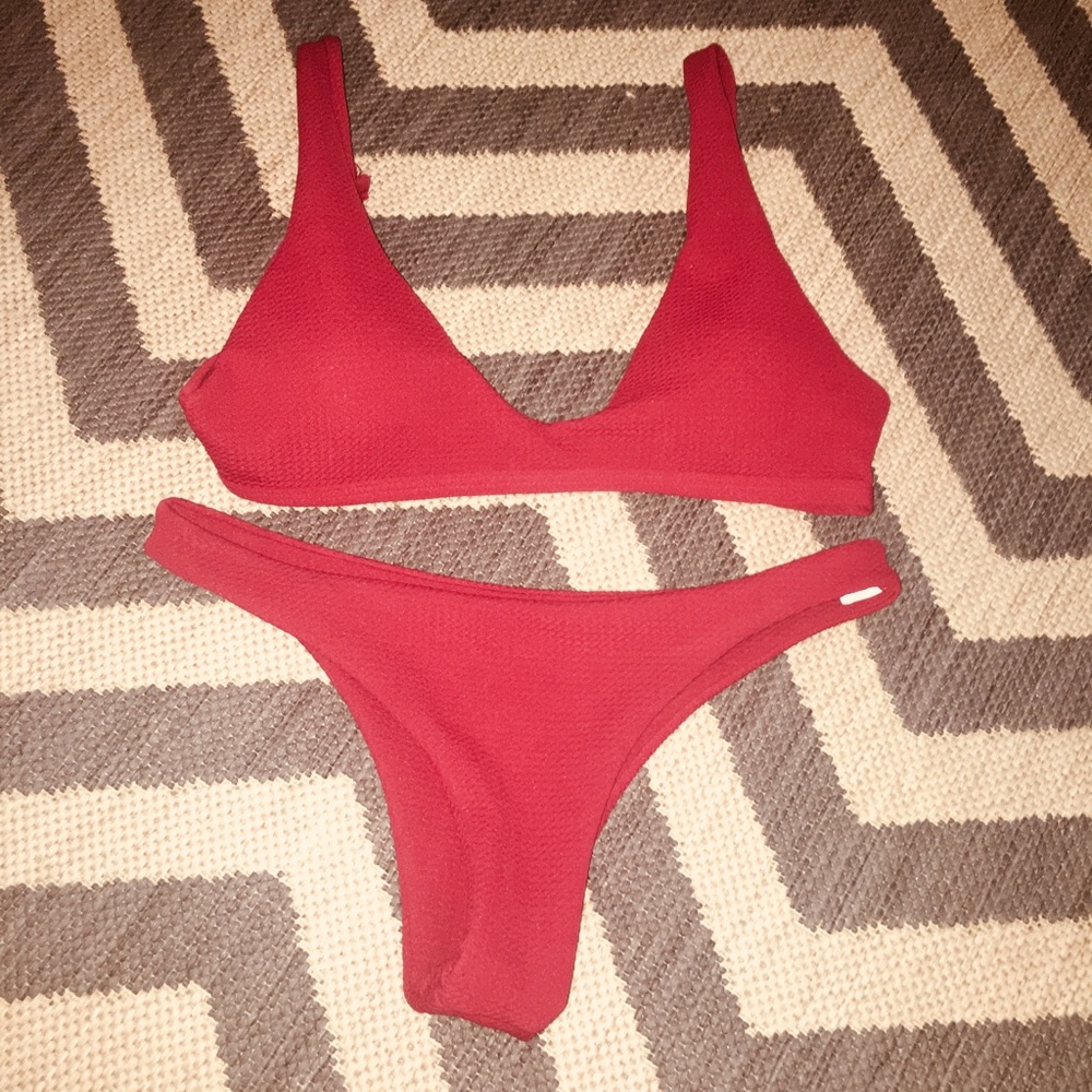 Brand New Maroon Zaful Bikini